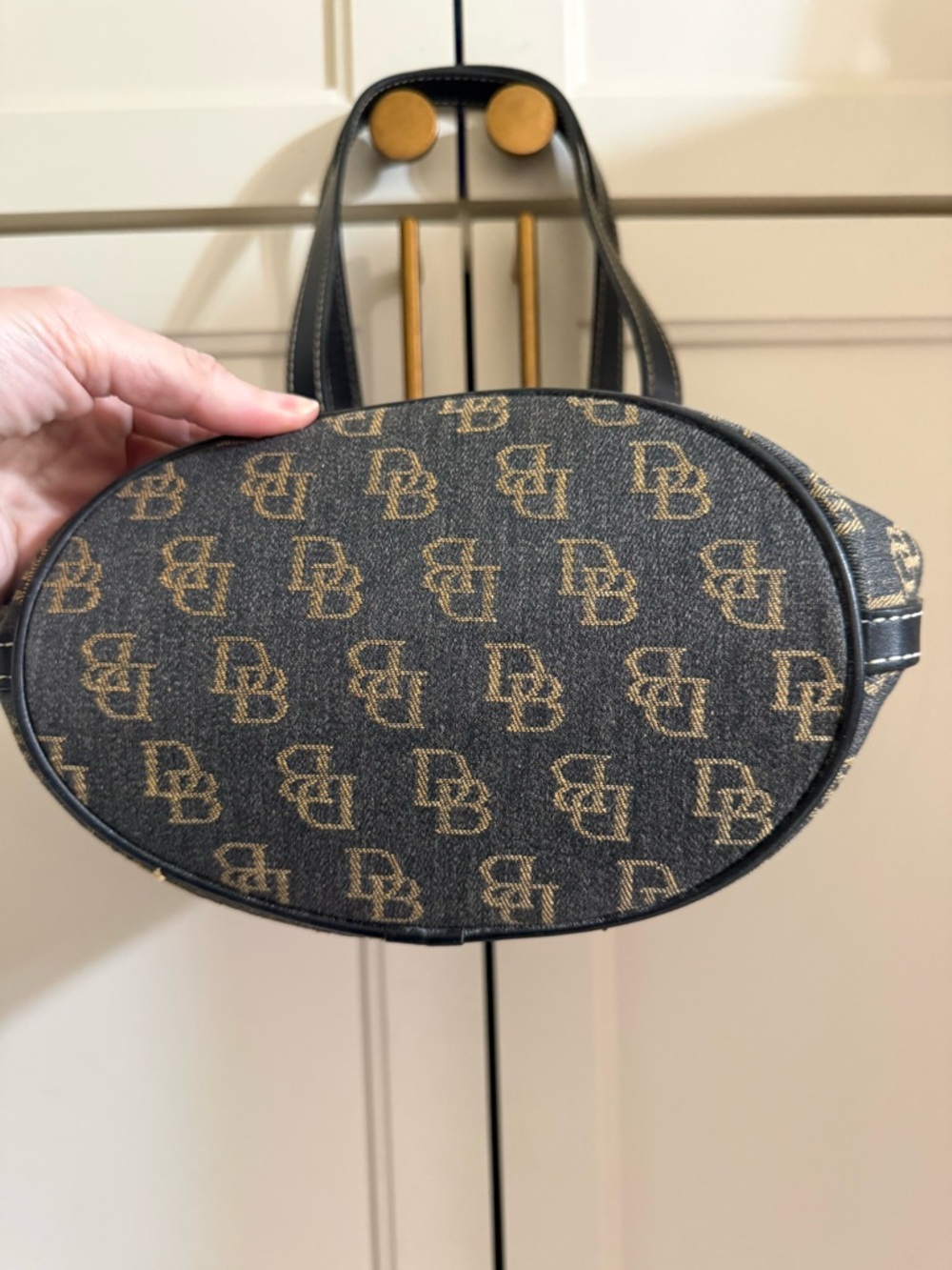 Dooney & Bourke Signature North South Bucket Bag - Picture 3 of 9